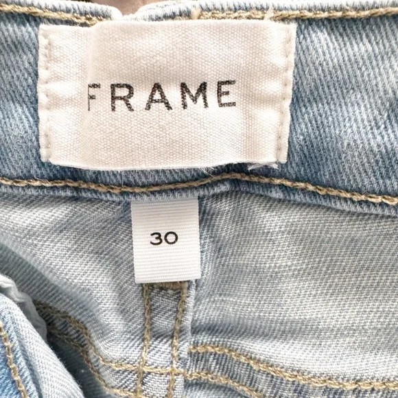 Frame Denim Le Gsrcon Cropped Jeans